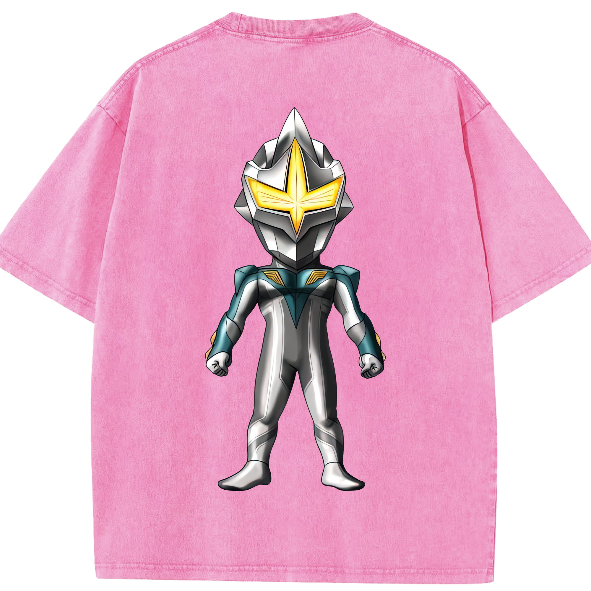 （画像用） ウルトラマン Ultraman 綿100% ヴィンテージ風 半袖Tシャツ（背面プリント）